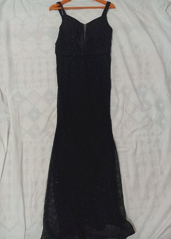 Trendyol & Milla Siyah V Yakalı Midi Fitted Elbise