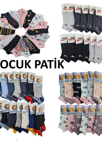33 Beden Diger Kızlar için Çok Renkli Pamuklu Çoraplar