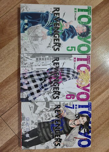 Beden Tokyo Revengers Cilt 5-7 Manga Seti