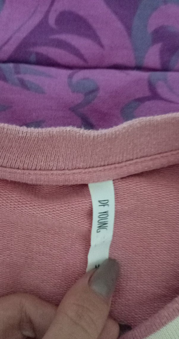 Düğmeli Pembe Kız ceket - Görsel 2