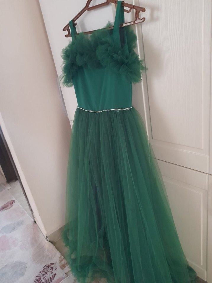 Acil Satılık! Özel Gün Elbisesi  1 Kez Giyildi (Temiz) - Görsel 3