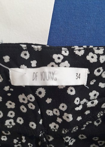 Kadın Siyah Pileli Rahat Kesim Kumaş Pantolon - Görsel 2