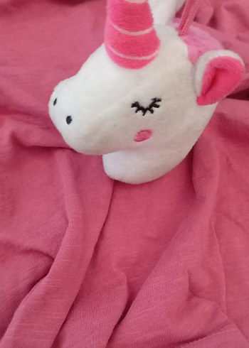 Beden Renk Pembe Unicorn Peluş Oyuncak anahtarlık çanta süsü