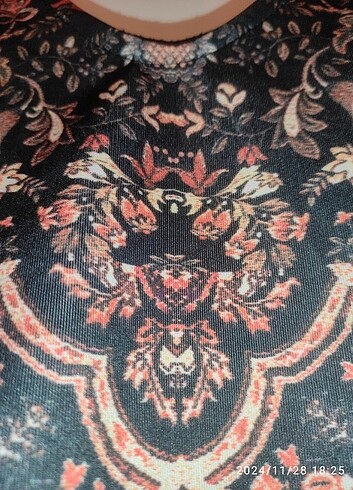 Topshop desenli crop  - Görsel 8