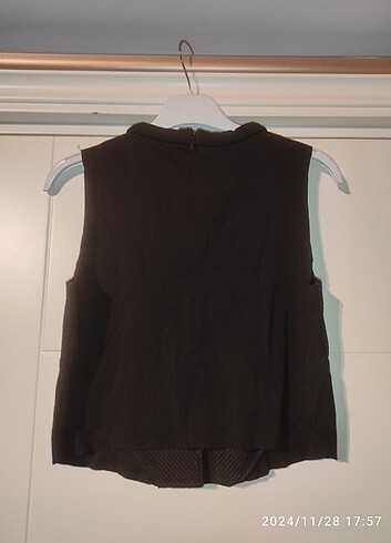 Siyah mango crop mini üst  - Görsel 8