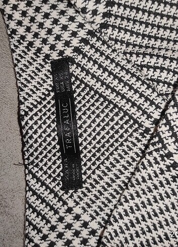 Zara ekoseli mini şort  - Görsel 5