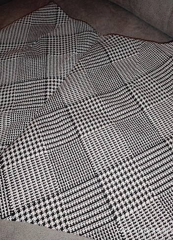 Zara ekoseli mini şort  - Görsel 7