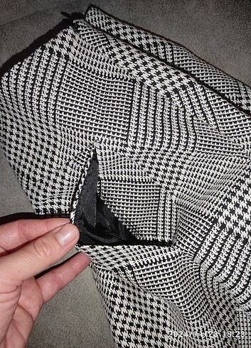 Zara ekoseli mini şort  - Görsel 8