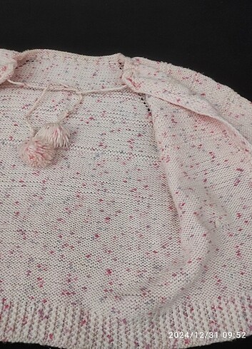 Pembe örgü hırka  - Görsel 7