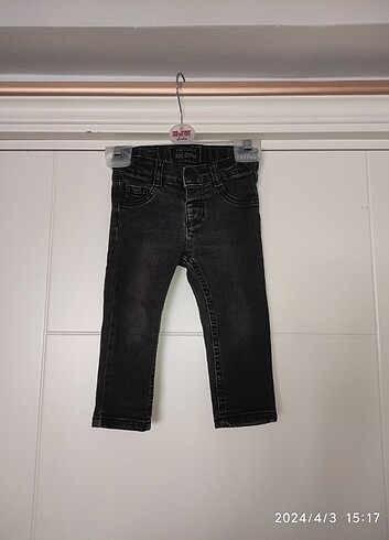 Koyu gri erkek bebek pantolon  - Görsel 5