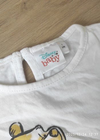 Disney Beyaz Mickey Mouse Baskılı Kız Tişörtü - Görsel 7