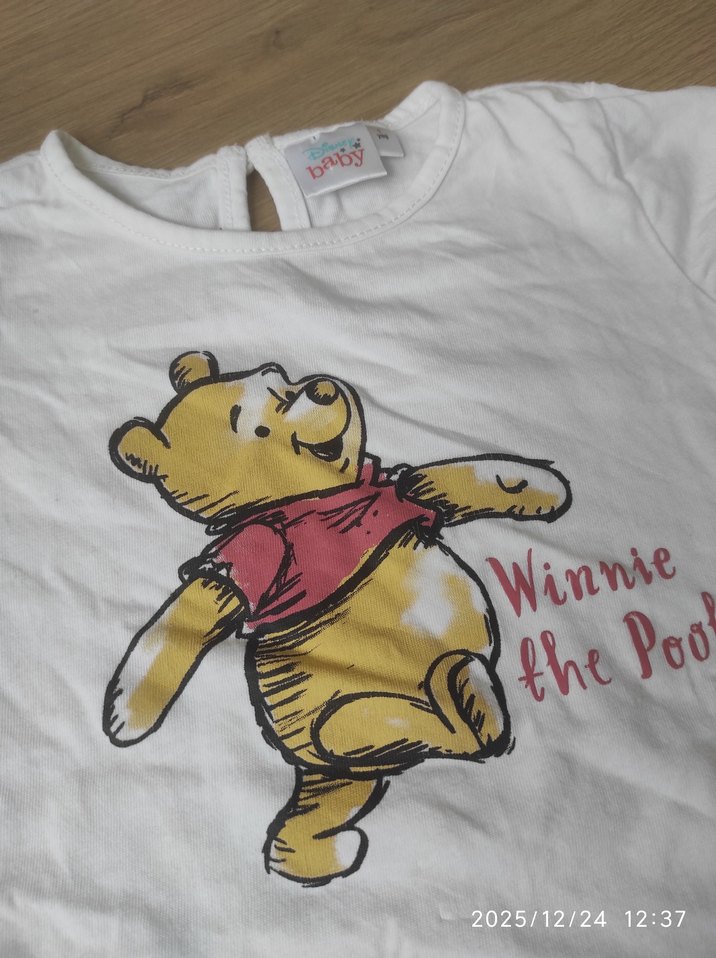 Disney Beyaz Mickey Mouse Baskılı Kız Tişörtü - Görsel 4