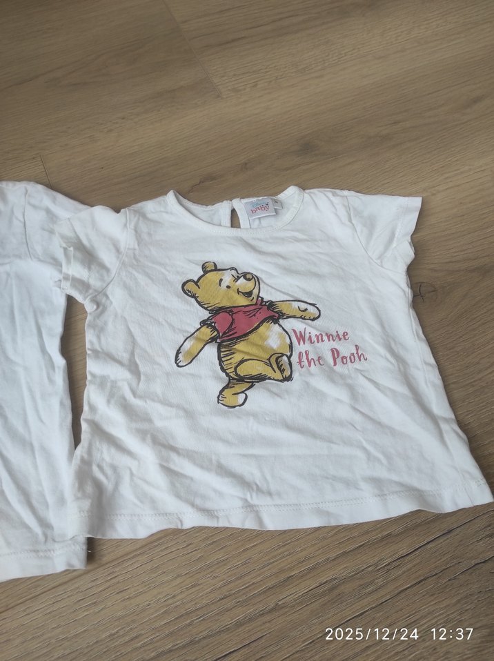 Disney Beyaz Mickey Mouse Baskılı Kız Tişörtü - Görsel 5