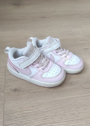 Kız Çocuk Pembe Cırt Cırtlı Spor Ayakkabı - Görsel 4