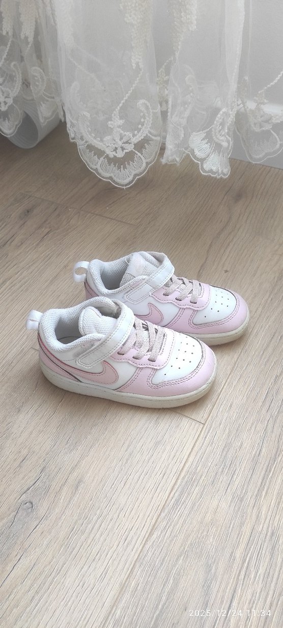 Kız Çocuk Pembe Cırt Cırtlı Spor Ayakkabı - Görsel 2