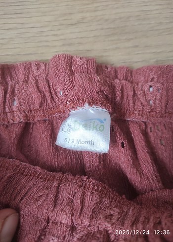 Basic Kız bebek Şortu - Görsel 9