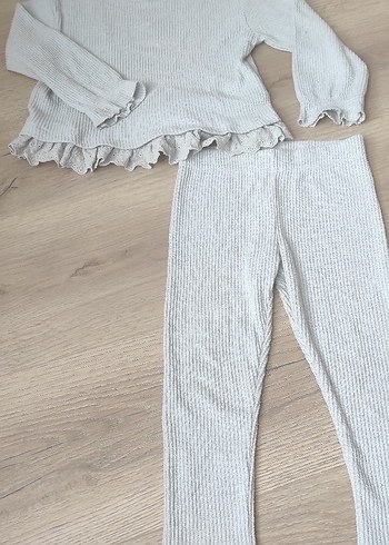 LCW Baby Basic çağla yeşili Kız Bebek Tayt - Görsel 6