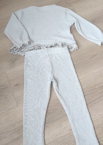 LCW Baby Basic çağla yeşili Kız Bebek Tayt - Görsel 10