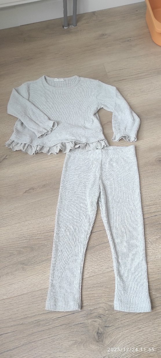 LCW Baby Basic çağla yeşili Kız Bebek Tayt - Görsel 3