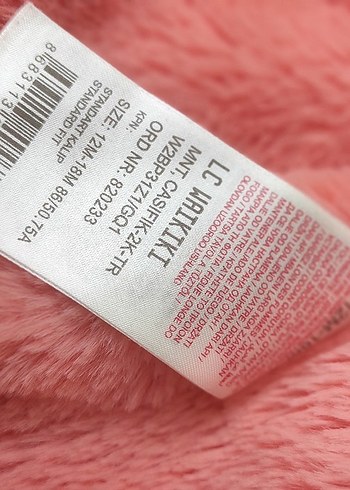 LCW Baby Kapüşonlu Pembe Kız Bebek Mont - Görsel 3