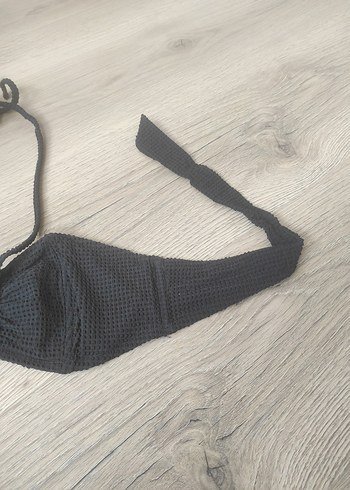 Siyah Strappy Kadın Bikini Üstü - Görsel 4