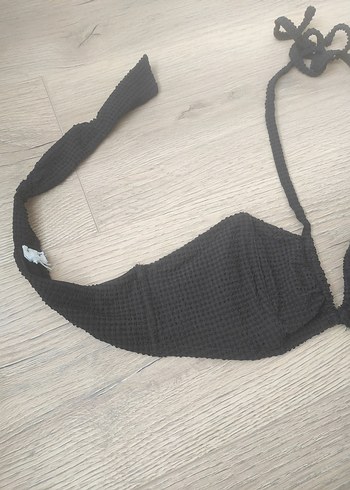 Siyah Strappy Kadın Bikini Üstü - Görsel 2