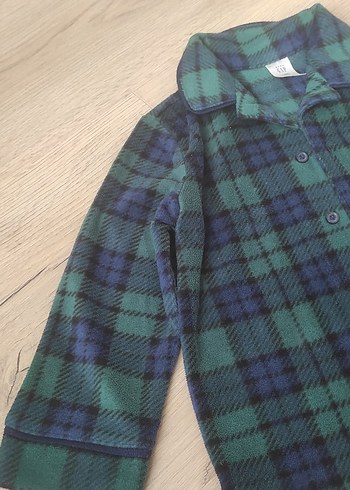 GAP ERKEK Çocuk Ekoseli Düğmeli PİJAMA ÜST - Görsel 7