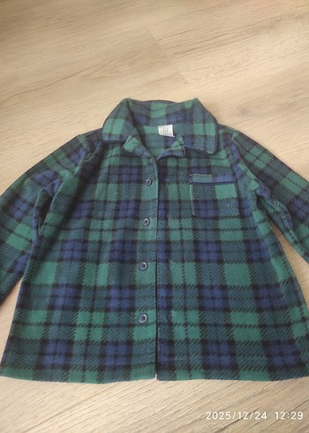 GAP ERKEK Çocuk Ekoseli Düğmeli PİJAMA ÜST - Görsel 15