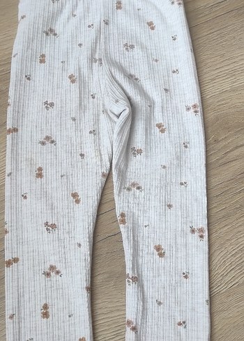 Krem kahve çiçek Desenli Dantelli Bebek Takımı - Görsel 11