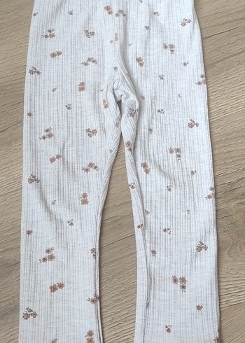 Krem kahve çiçek Desenli Dantelli Bebek Takımı - Görsel 8