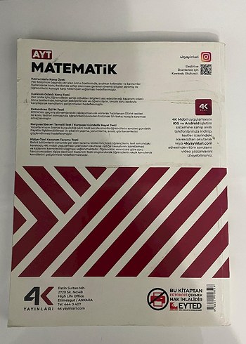  AYT Matematik Konu Özetli Soru Bankası