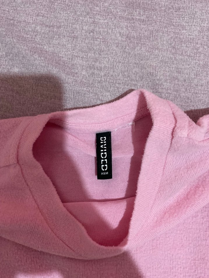 Kız Çocuk Pembe Uzun Kollu Basic Sweatshirt - Görsel 2