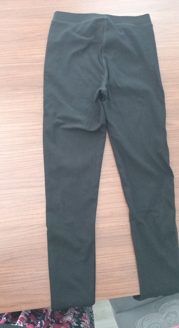 siyah likralı çocuk  tayt - Görsel 2