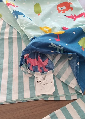 Çocuklar için Baskılı Mavi Uyku Seti - Görsel 3