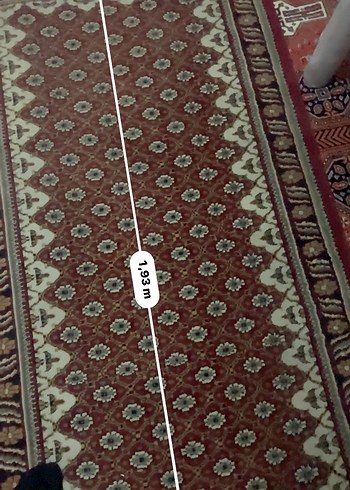 20. yüzyıl ikinci yarısı Isparta el dokuması buhara desen - Görsel 2