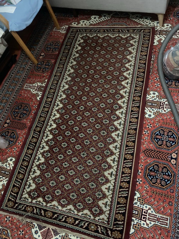 20. yüzyıl ikinci yarısı Isparta el dokuması buhara desen - Görsel 4