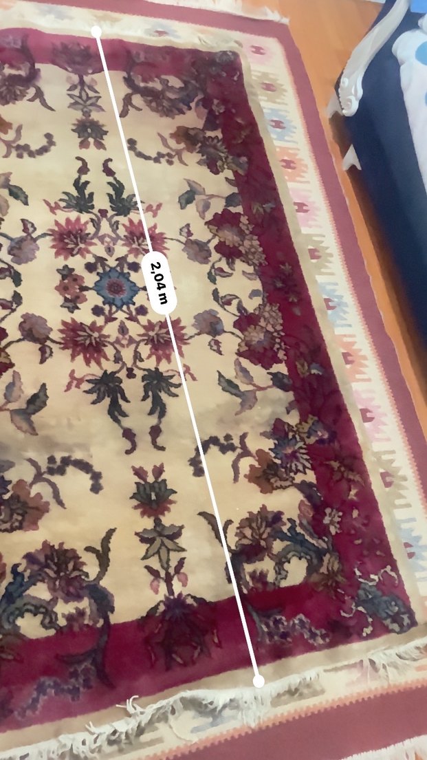 Orjinal ısparta el dokuma 204x127 yün - Görsel 4