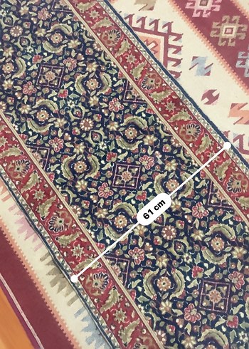 60 yıllık ısparta el dokuma saray form - Görsel 4