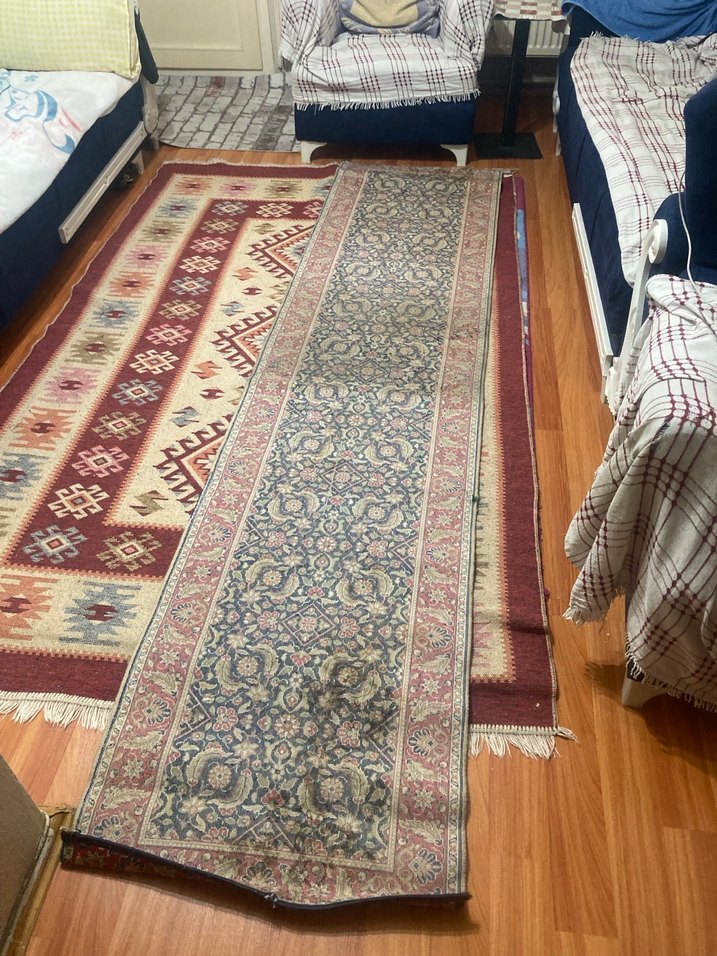 60 yıllık ısparta el dokuma saray form - Görsel 5