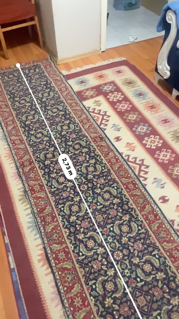 60 yıllık ısparta el dokuma saray form - Görsel 3