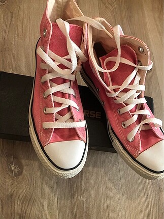 Converse all star pembe boğazlı ayakkabı