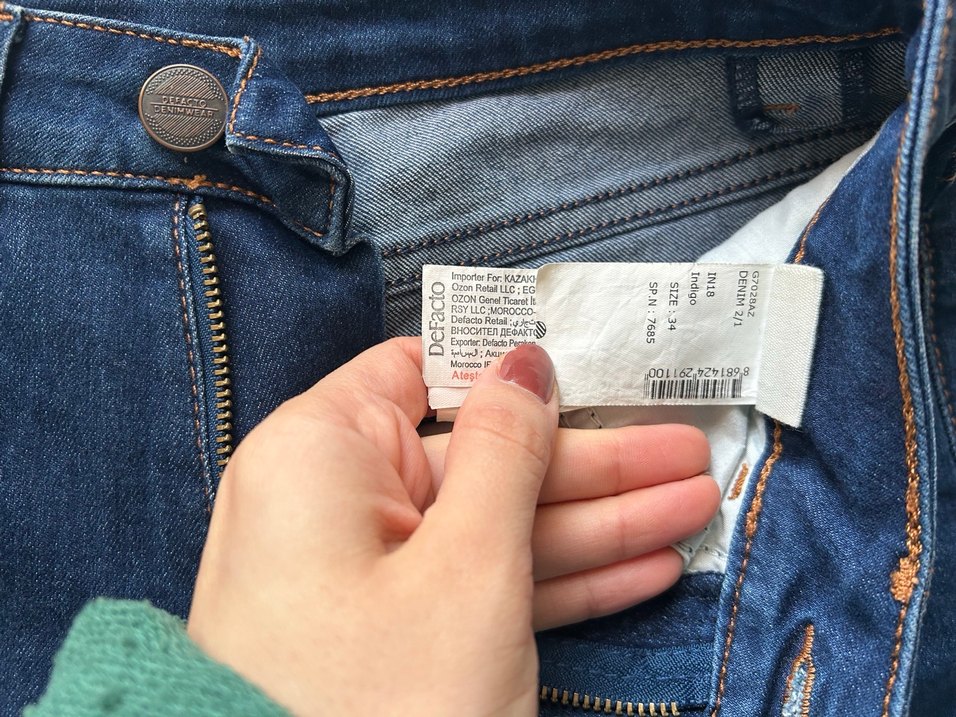 Düğmeli Mavi Kadın Denim Şort - Görsel 2