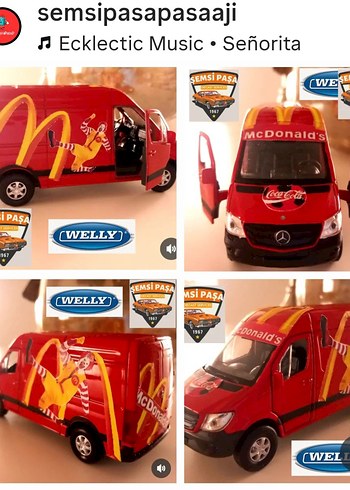 McDonald's Kırmızı Oyuncak Kamyonet