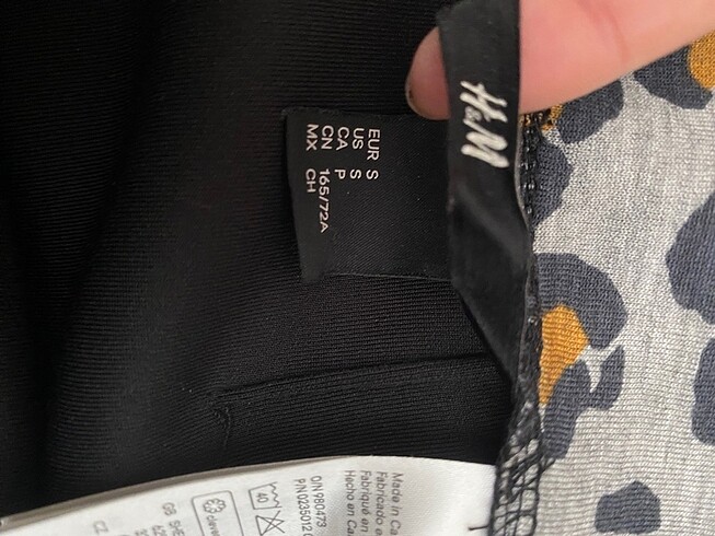 s Beden gri Renk H&M Etek