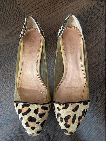 36 Beden camel Renk Leopar Babet