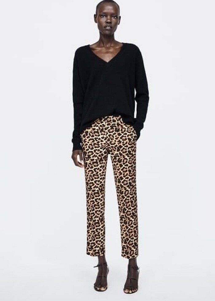 ZARA Leopar Pantolon - Görsel 2