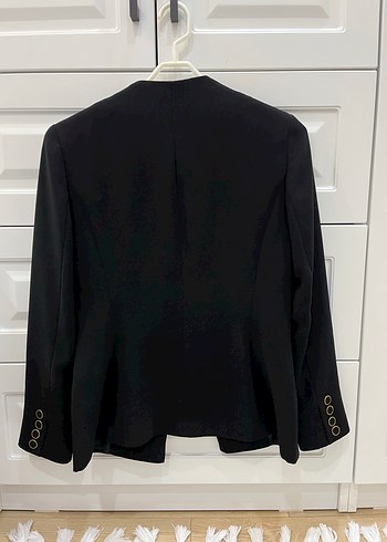 Koton Düz Siyah blazer ceket koton