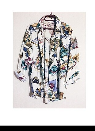 Vintage oversize gömlek