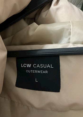 Bej Düğmeli Kadın Kışlık Mont - Görsel 2