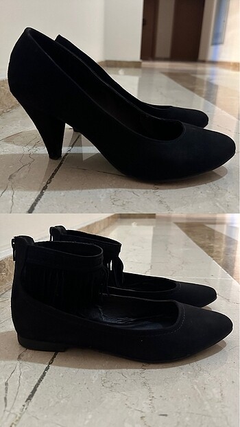 Deichmann 2 Adet Siyah Ayakkabı